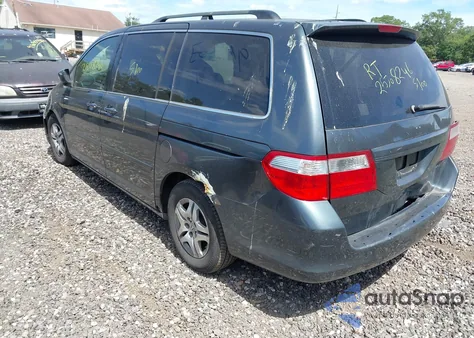 2005 Honda Odyssey Ex из США, поврежденный, VIN 5FNRL38405B075605